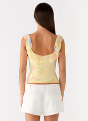 Milena Cami Top - Spring Meadow