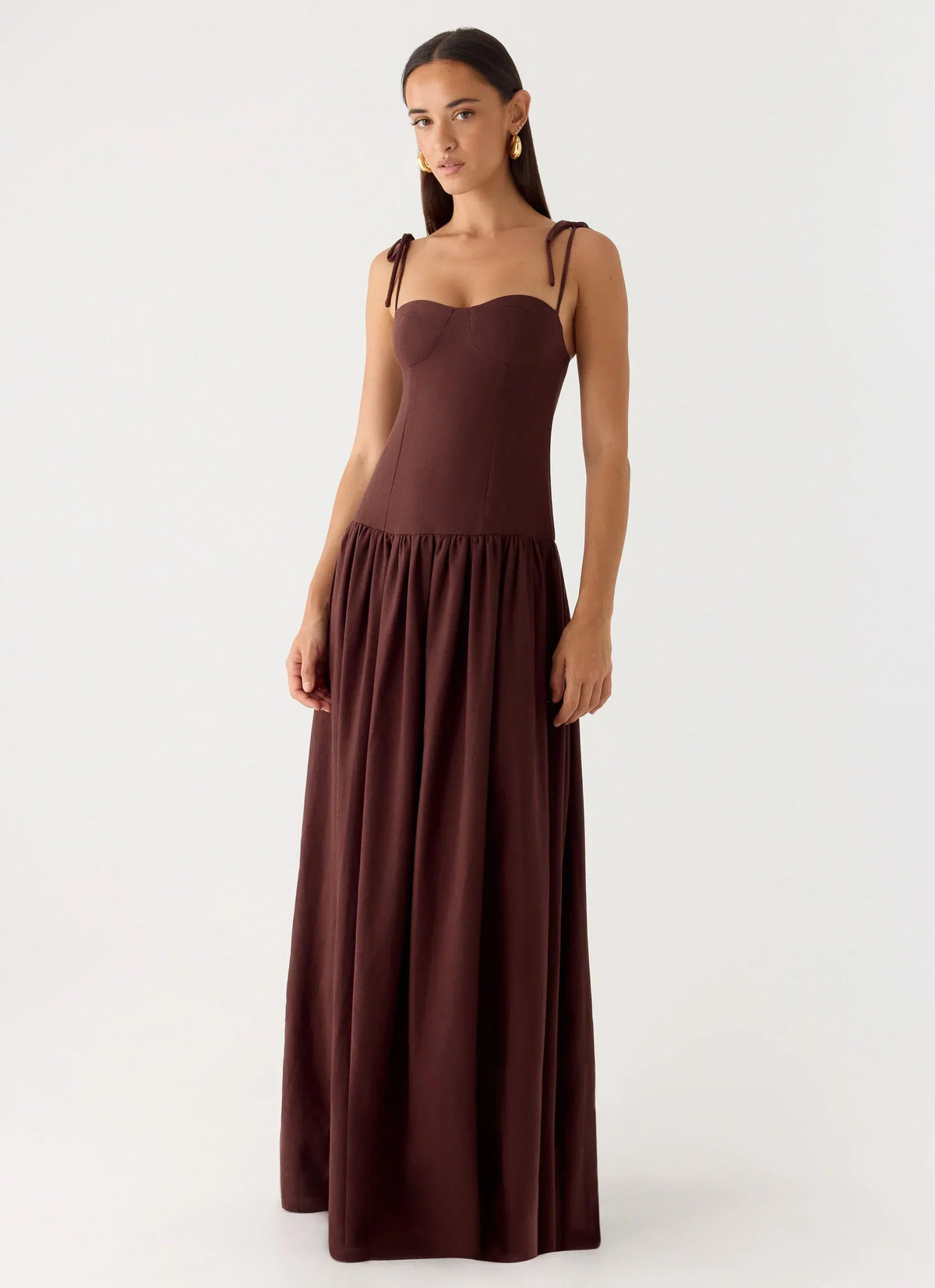Giovanna Maxi Dress - Chocolate Drizzle