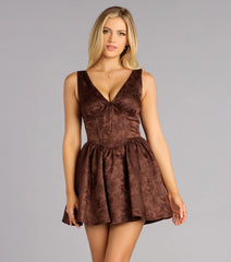 Sweet Indulgence Satin Mini Dress